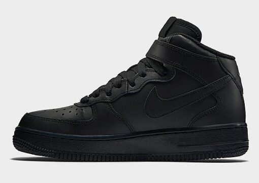 Nike Air Force 1 Mid Kinder - Kinder, Black/Black