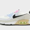 Nike Air Max 90 Damen - Damen, Summit White/Light Bone/Pure Platinum/Black