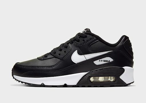 Nike Air Max 90 Leather Kinder - Kinder, Black