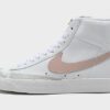 Nike Blazer Mid '77 Damen - Damen, White/Peach/Summit White/Pink Oxford