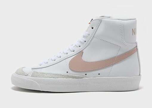 Nike Blazer Mid '77 Damen - Damen, White/Peach/Summit White/Pink Oxford