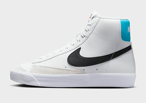 Nike Blazer Mid '77 Kinder, White/White/Black