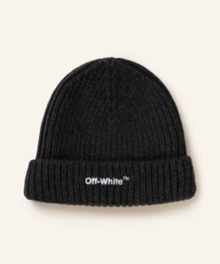 Off-White Mütze Helvet schwarz