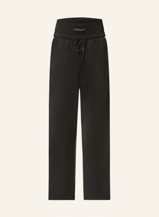 Off-White Track Pants Condenced Mit Galonstreifen schwarz