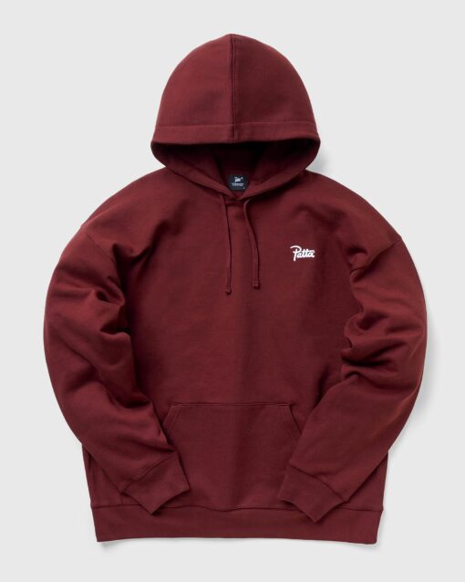 PATTA BASIC HOODED SWEATER men Hoodies Red in Größe:M