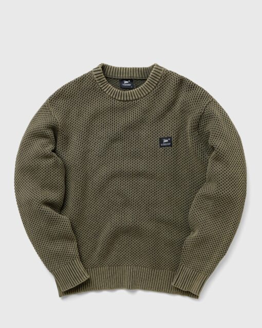 PATTA HONEYCOMB KNITTED SWEATER men Pullovers Green in Größe:S