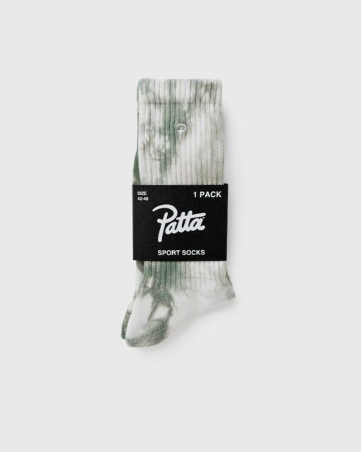 PATTA SWIRLE SPORTS SOCKS men Socks Green|Grey in Größe:EU 38-42