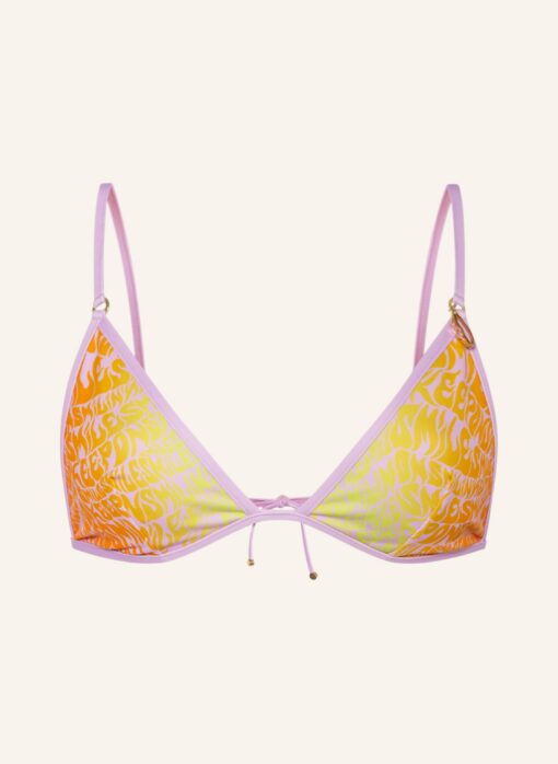 STELLA McCARTNEY SWIMWEAR Triangel-Bikini-Top SMILE