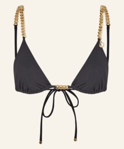 Stella Mccartney Swimwear Triangel-Bikini-Top schwarz