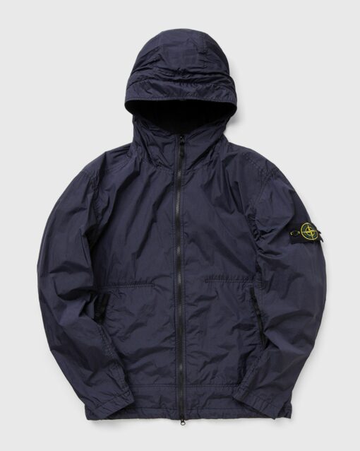 Stone Island Blouson Garment Dyed Crinkle Reps NY men Windbreaker Blue in Größe:XXL