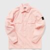 Stone Island Overshirt Brushed Cotton Canvas men Overshirts Pink in Größe:S