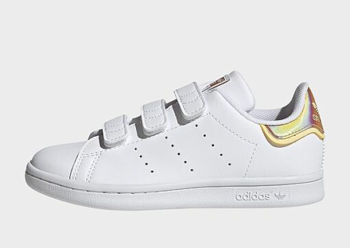 adidas Originals Stan Smith Schuh, Cloud White / Cloud White / Almost Yellow