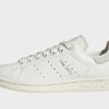 adidas Originals Stan Smith Schuh - Damen, Core White / Linen Green / Silver Metallic