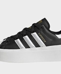 adidas Originals Superstar Bonega Schuh - Damen, Core Black / Cloud White / Gold Metallic