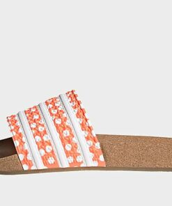 adidas Originals adilette - Damen, Beam Orange / Cloud White / Gum