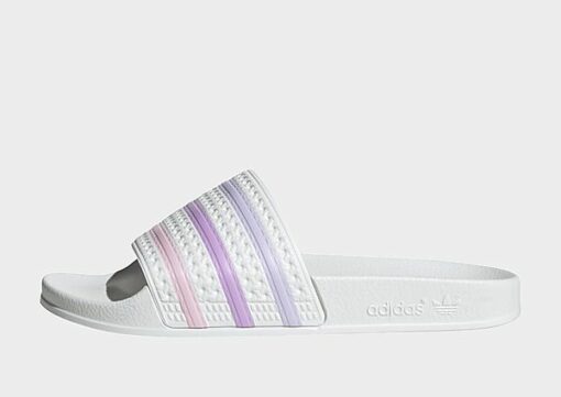 adidas Originals adilette - Damen, Cloud White / Bliss Lilac / Purple Tint