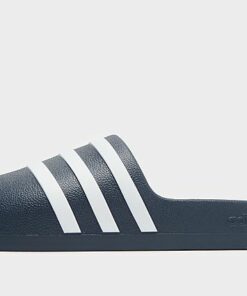 adidas Originals adilette - Damen, Collegiate Navy / Cloud White / Cloud White