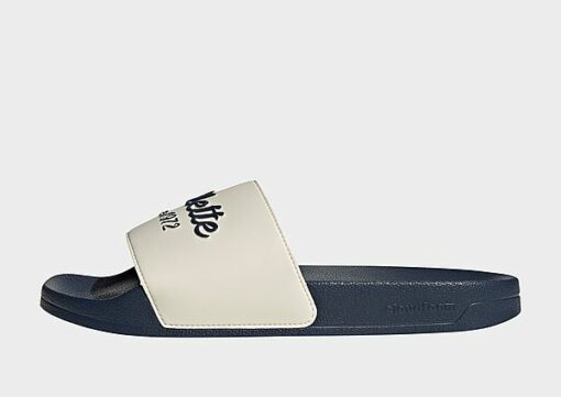 adidas Shower adilette - Damen, Wonder White / Shadow Navy / Shadow Navy