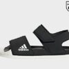 adidas adilette Sandale - Damen, Core Black / Core White / Core Black