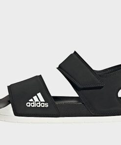 adidas adilette Sandale - Damen, Core Black / Core White / Core Black