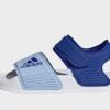 adidas adilette Sandale, Lucid Blue / Blue Dawn / Bright Red