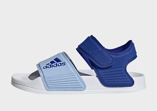 adidas adilette Sandale, Lucid Blue / Blue Dawn / Bright Red