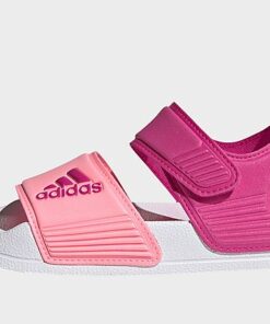 adidas adilette Sandale, Lucid Fuchsia / Beam Pink / Pulse Mint