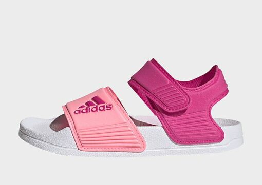 adidas adilette Sandale, Lucid Fuchsia / Beam Pink / Pulse Mint