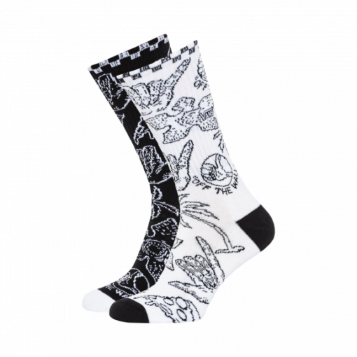 x Stranger Things Miss Match Socks (schwarz / weiß)